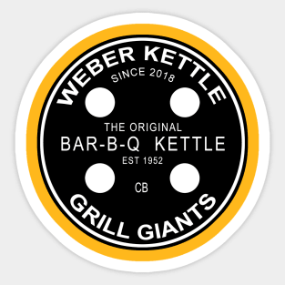 Grill Giants Logo with Homer on Back Edition Sticker